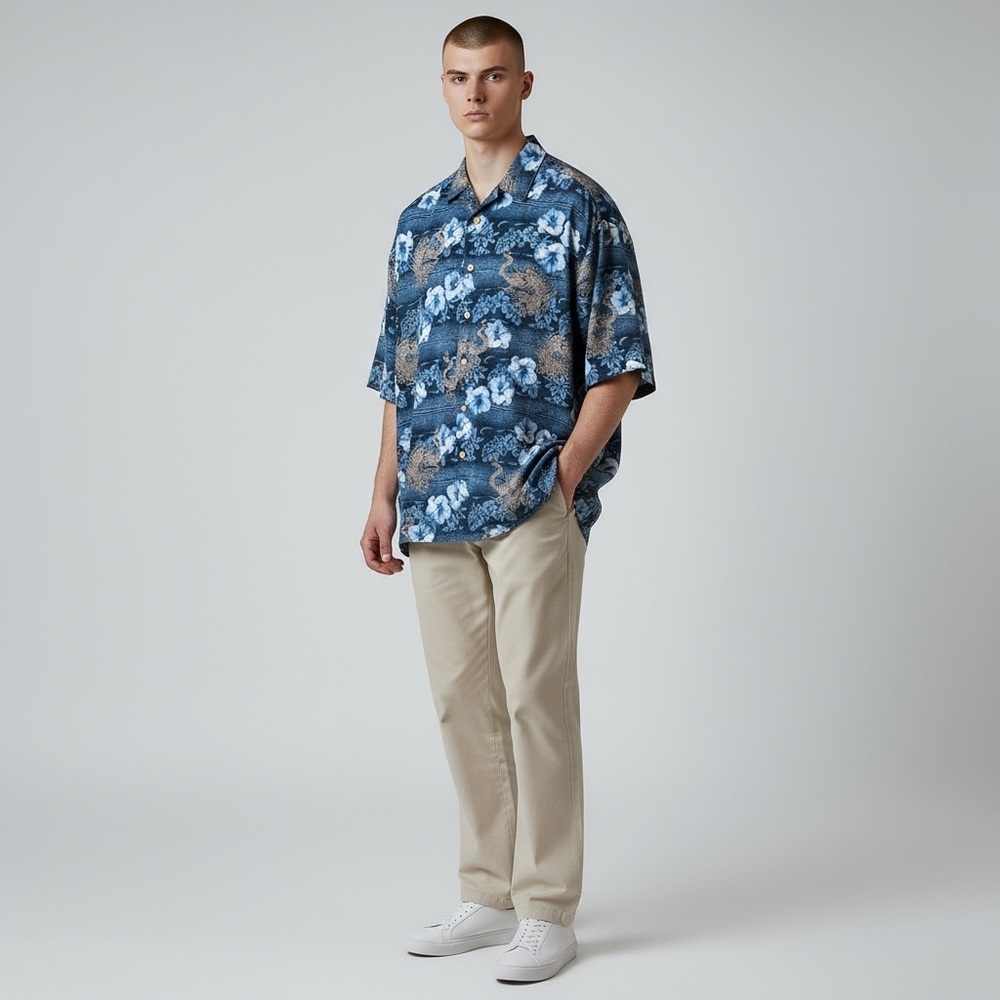 Extreme Gear Hawaiian Shirt With Dragons